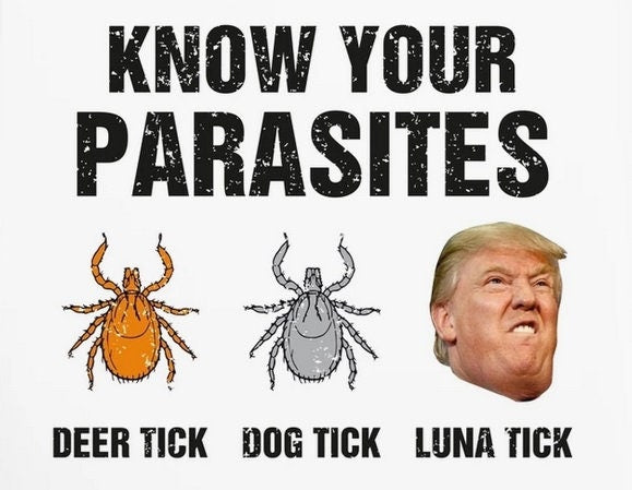 Parasite Anti-Trump Kamala Harris 2024 Yard Sign - 18X24" with Stake - Fast Free Shipping!