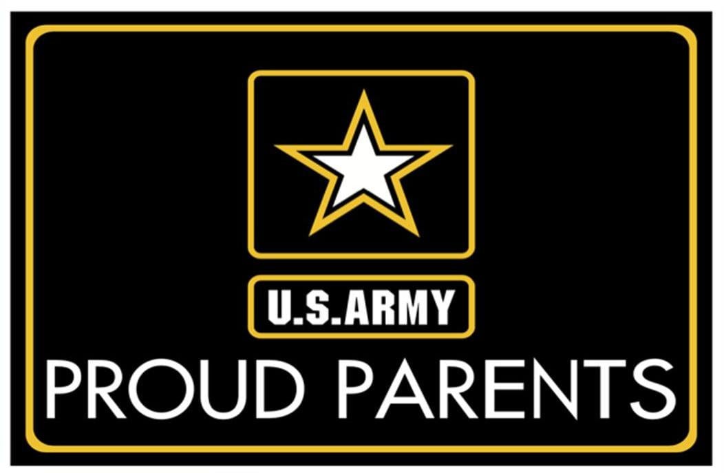 Proud Army Parents Yard Sign - 18X24" with Stake - Fast Free Shipping!