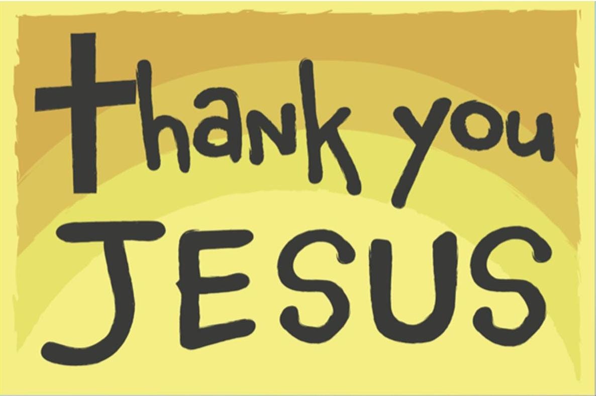 Thank You Jesus Yard Sign - 18X24" with Stake - Fast Free Shipping!