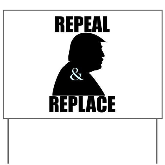 Not My President Yard Sign - 18X24" with Stake - Fast Free Shipping!