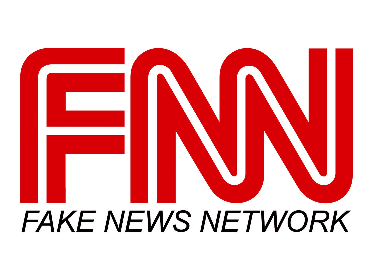 FNN - Fake News Network Yard Sign - 18X24" with Stake - Fast Free Shipping!