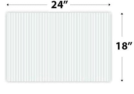 50 pack 24x18 inch Blank White Yard Signs *No Stakes Included* - Fast Free Shipping!