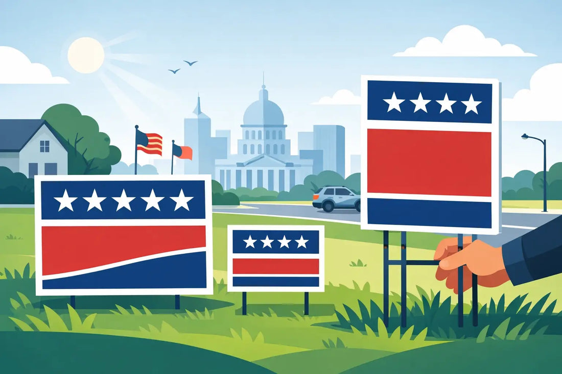 How to Display Political Signs That Get Seen