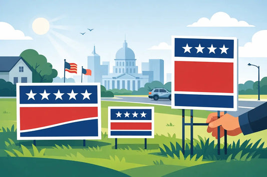 How to Display Political Signs That Get Seen