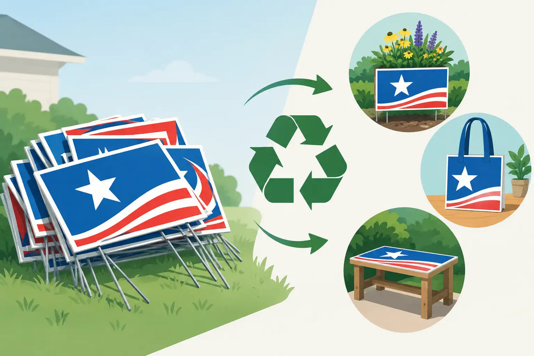 How to Reuse Campaign Signs After Election Day