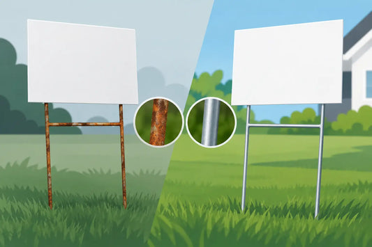 Do Metal Stakes Rust? What Yard Sign Buyers Need
