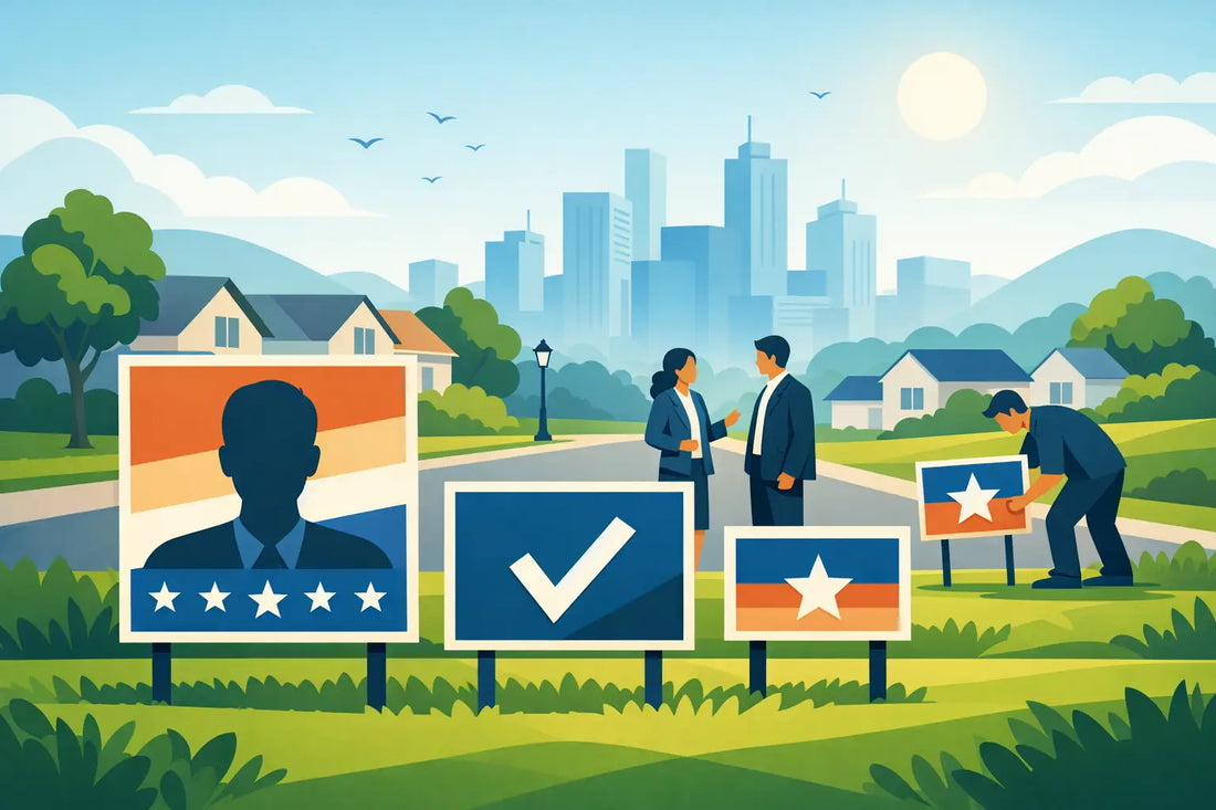 Campaign Signs for Neighborhood Visibility That Work