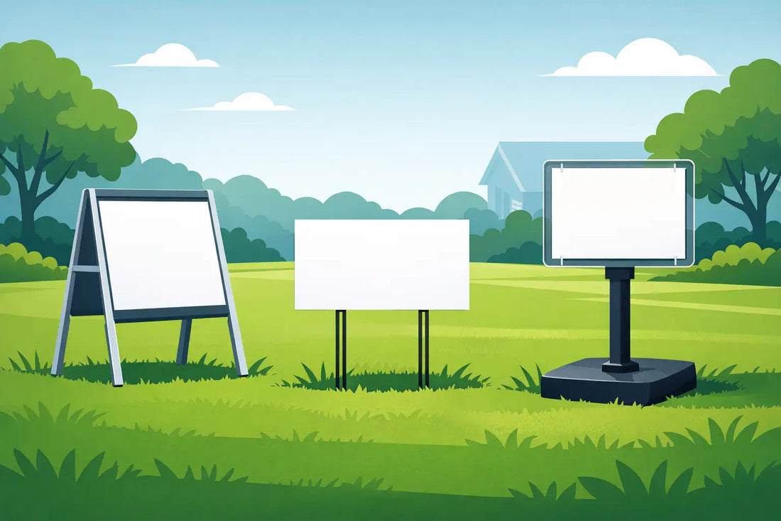 Best Sign Holders for Lawns That Stay Put