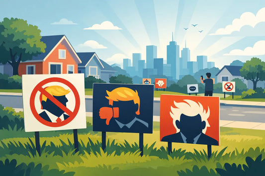 Anti Trump Yard Signs That Get Seen