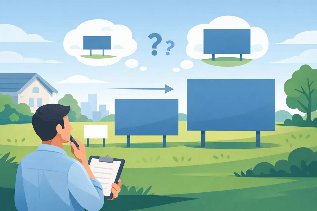 How to Choose Yard Sign Sizes That Get Seen