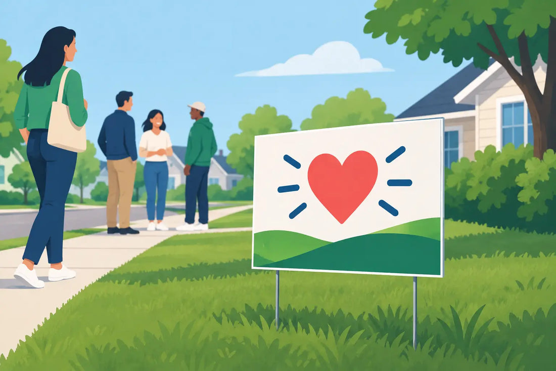 Grassroots Sign Visibility Example That Works