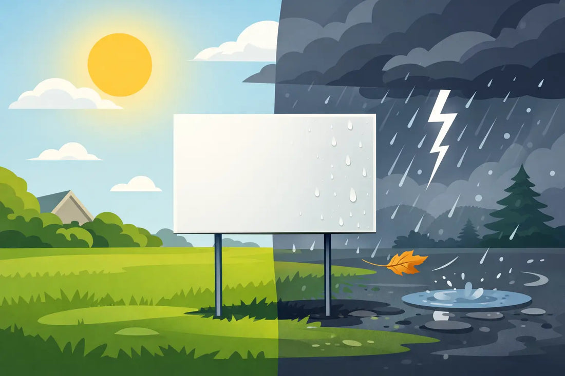 Are Yard Signs Weatherproof Outdoors? What Lasts