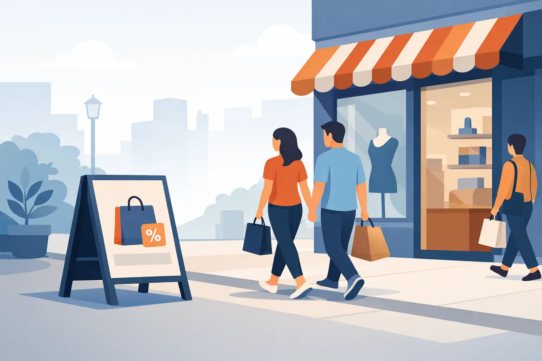 How to Set Up Retail Sidewalk Signs for More Foot Traffic