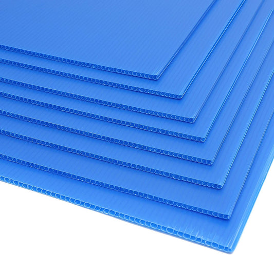 50 pack 24x18 inch Blank BlueYard Signs *No Stakes Included*  - Fast Free Shipping!