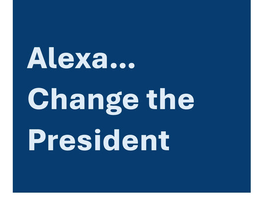 Alexa - Change the President - Anti-Trump 2025 Yard Sign - 18X24" with Stake - Fast Free Shipping!