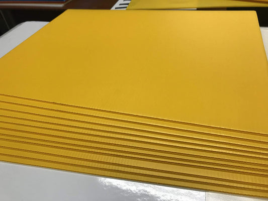10 pack 24x18 inch Blank Yellow Yard Signs *No Stakes Included*  - Fast Free Shipping!