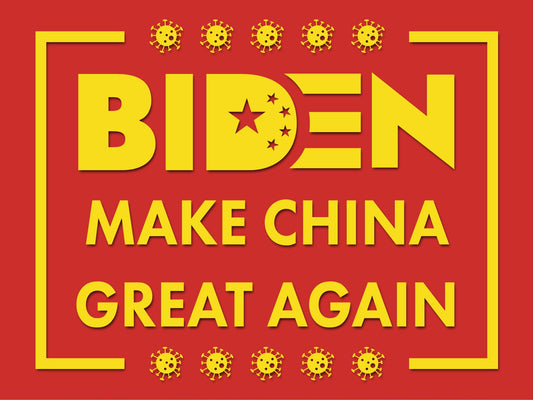Anti-Biden Yard Sign - 18X24" with Stake - Fast Free Shipping!