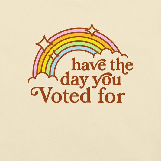 Have The Day You Voted For - Anti-Trump 2025 Yard Sign - 18X24" with Stake - Fast Free Shipping!