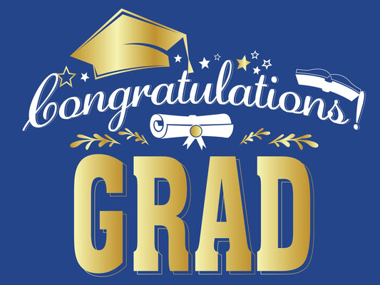 Graduation Yard Sign - 18X24" with Stake - Fast Free Shipping!