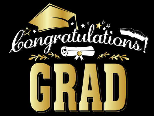 Graduation Yard Sign - 18X24" with Stake - Fast Free Shipping!