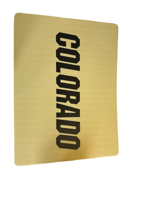 Colorado Shaped Garden Sign with Stake - Fast Free Shipping! - Indoor/Outdoor Mancave Ready!