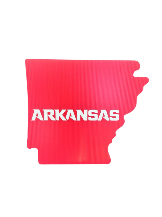 Arkansas Shaped Garden Sign with Stake - Fast Free Shipping! - Indoor/Outdoor Mancave Ready!