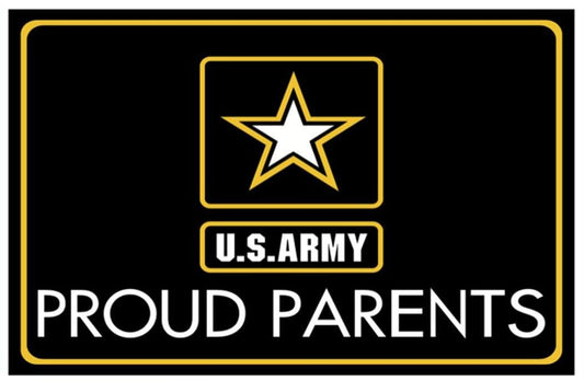 Proud Army Parents Yard Sign - 18X24" with Stake - Fast Free Shipping!