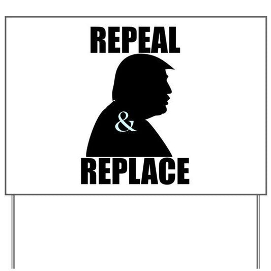 Not My President Yard Sign - 18X24" with Stake - Fast Free Shipping!