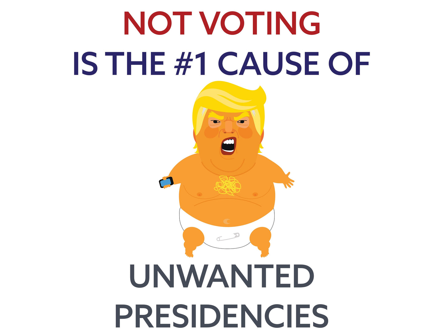 Unwanted Presedencies - Funny Anti Trump 2024 Yard Sign - 18X24" with Stake - Fast Free Shipping!