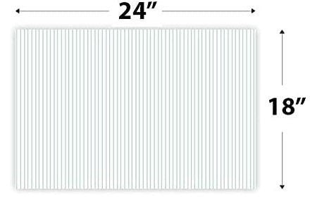 10 pack 24x18 inch Blank White Yard Signs w/ 10x30" Stakes  - Fast Free Shipping!
