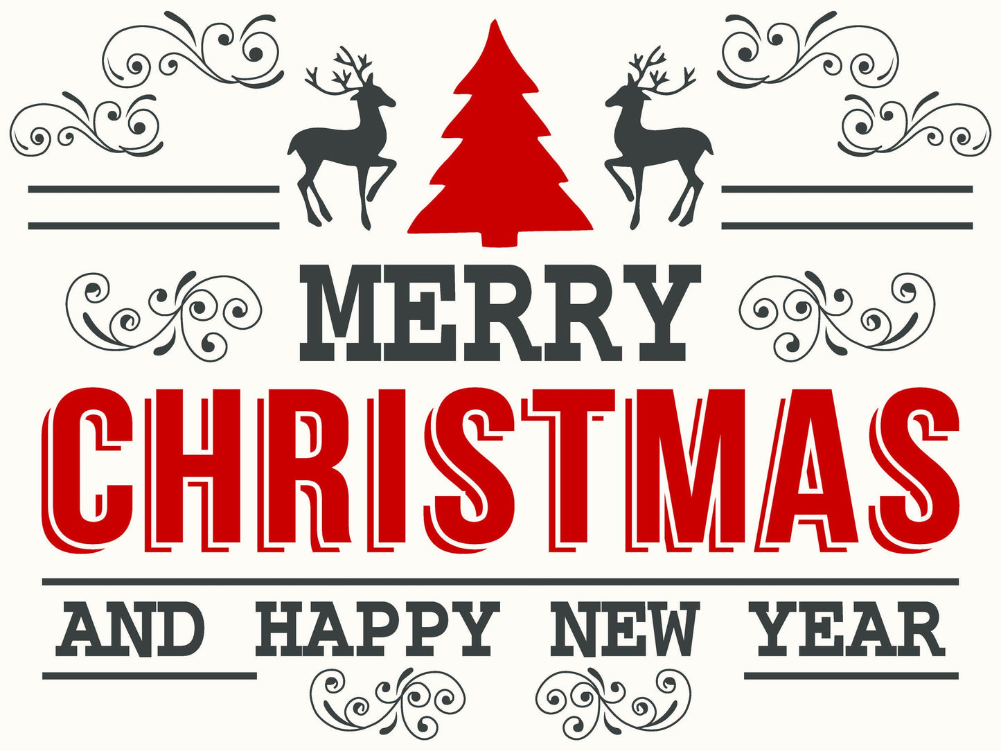 Merry Christmas Yard Sign - 18X24" with Stake - Fast Free Shipping!