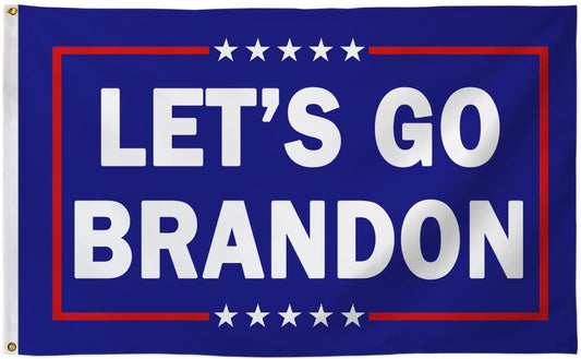 Let's Go Brandon "FJB" Anti-Biden Yard Sign - 18X24" with Stake - Fast Free Shipping!