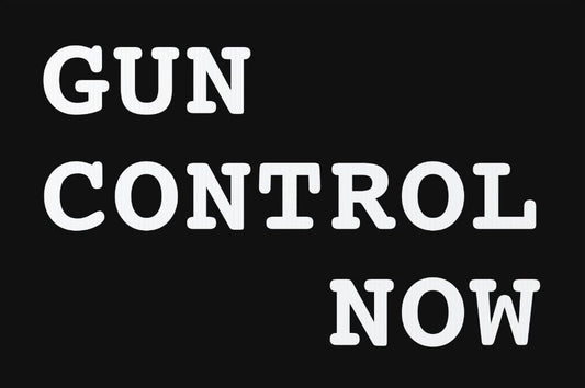 Gun Control Now Yard Sign - 18X24" with Stake - Fast Free Shipping!