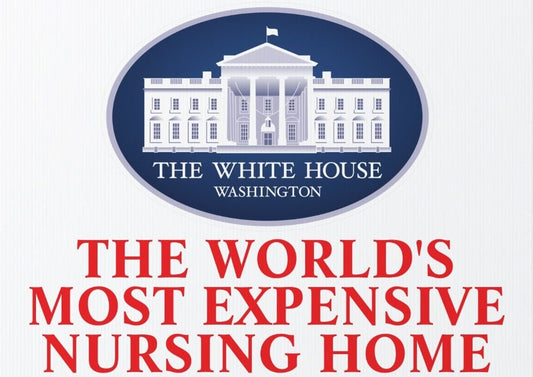 White House Nursing Home -  Anti-Biden Yard Sign - 18X24" with Stake - Fast Free Shipping!